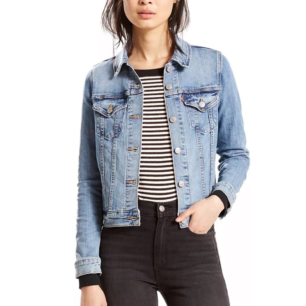 Levi’s Women’s Distress Original Trucker Jean Jacket